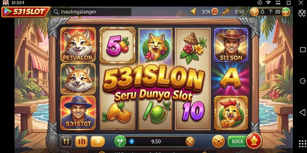 Tampilan gameplay petualangan yang mendebarkan dalam 531SLOT.
