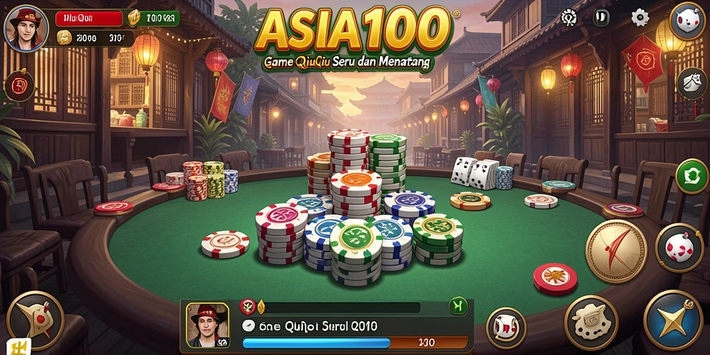 Tampilan gameplay ASIA100 yang menarik dan kompetitif.
