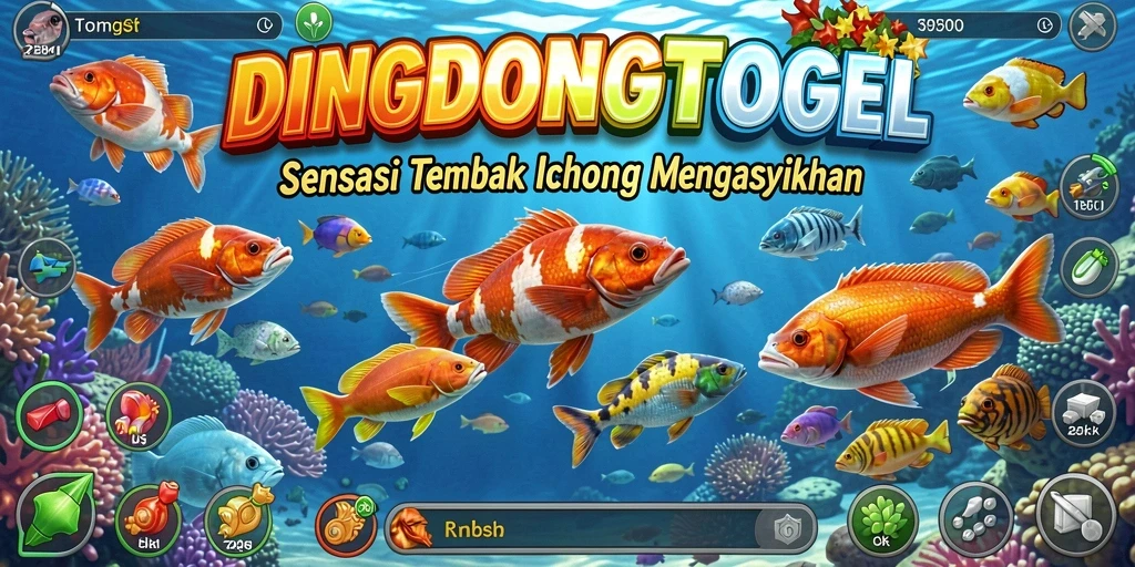 Tampilan gameplay DINGDONGTOGEL yang seru dan penuh warna.