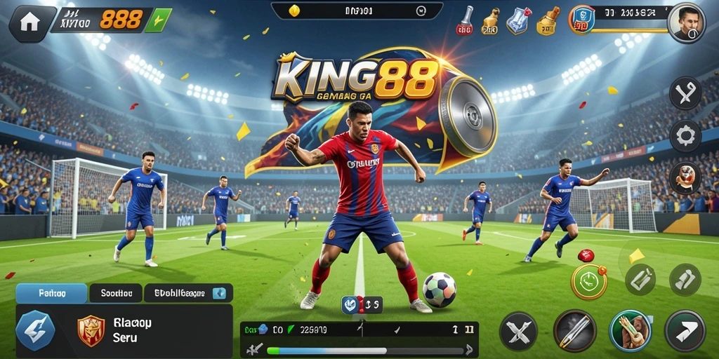 Tampilan gameplay KING88 yang seru dan menegangkan dalam berbagai mode olahraga.