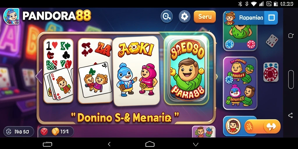 Screenshot gameplay PANDORA88 dengan visual menarik dan interaktif.