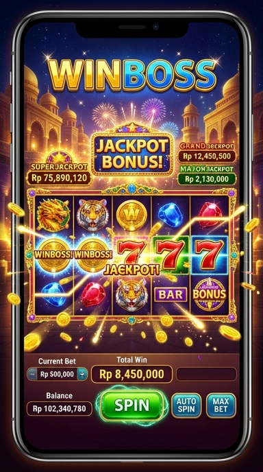 Screenshot fitur unggulan winboss dalam aplikasi.