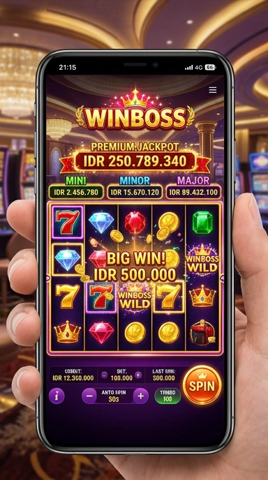 Pengguna menikmati pengalaman mendownload aplikasi di winboss.